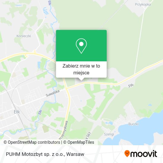 Mapa PUHM Motozbyt sp. z o.o.