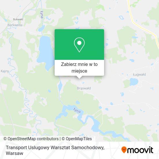 Mapa Transport Uslugowy Warsztat Samochodowy