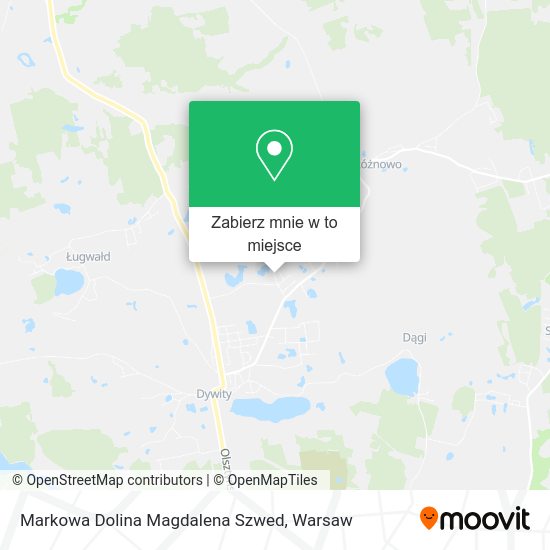 Mapa Markowa Dolina Magdalena Szwed