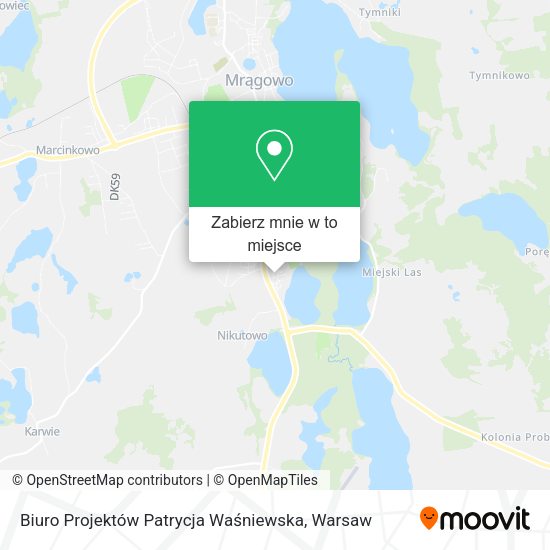 Mapa Biuro Projektów Patrycja Waśniewska