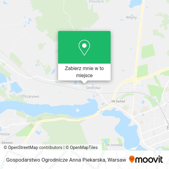 Mapa Gospodarstwo Ogrodnicze Anna Piekarska