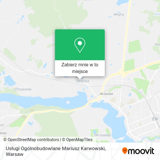 Mapa Usługi Ogólnobudowlane Mariusz Karwowski