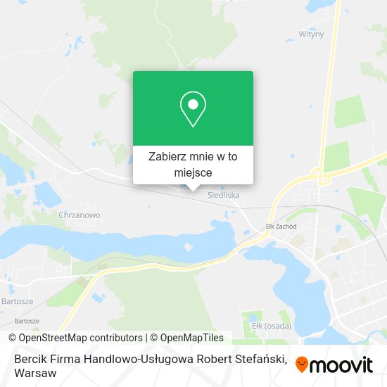 Mapa Bercik Firma Handlowo-Usługowa Robert Stefański