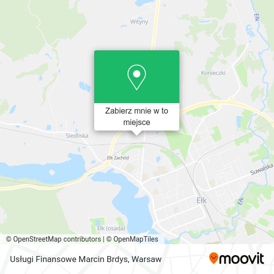 Mapa Usługi Finansowe Marcin Brdys