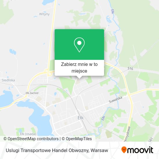 Mapa Uslugi Transportowe Handel Obwozny