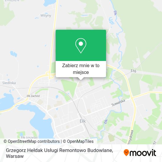 Mapa Grzegorz Hełdak Usługi Remontowo Budowlane