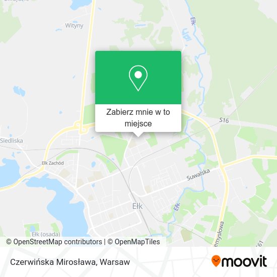 Mapa Czerwińska Mirosława