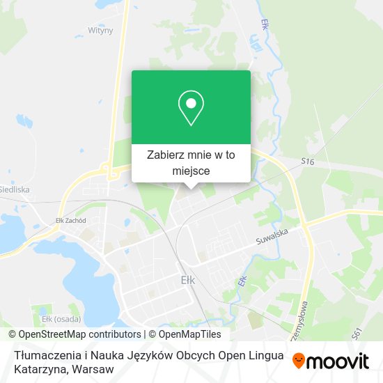 Mapa Tłumaczenia i Nauka Języków Obcych Open Lingua Katarzyna