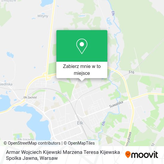 Mapa Armar Wojciech Kijewski Marzena Teresa Kijewska Spolka Jawna