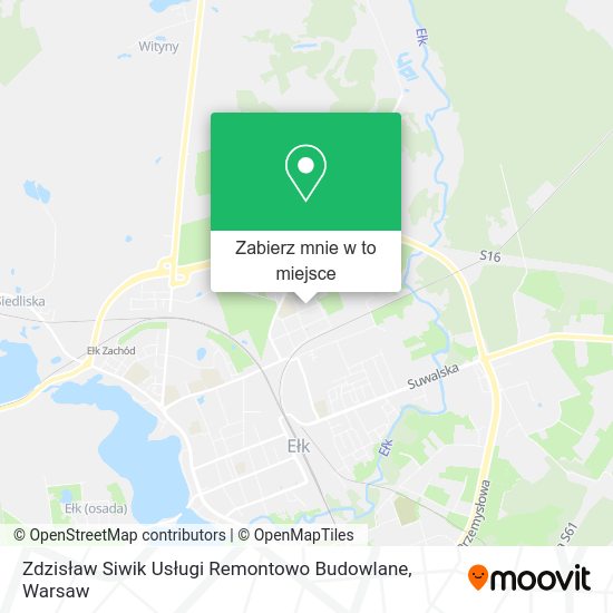 Mapa Zdzisław Siwik Usługi Remontowo Budowlane