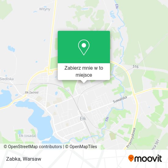 Mapa Zabka