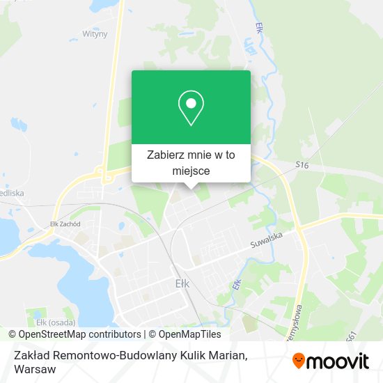 Mapa Zakład Remontowo-Budowlany Kulik Marian