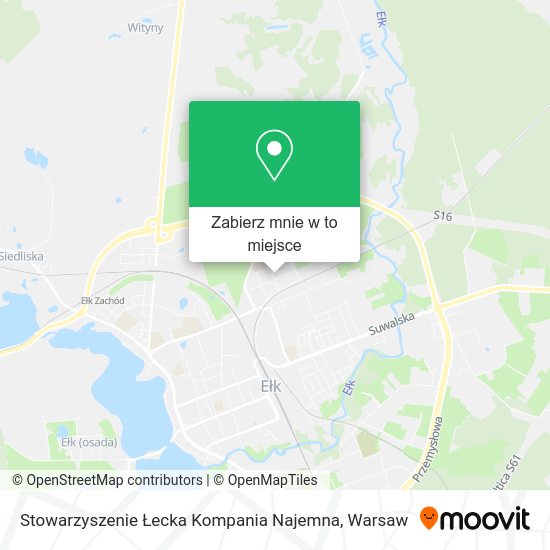 Mapa Stowarzyszenie Łecka Kompania Najemna