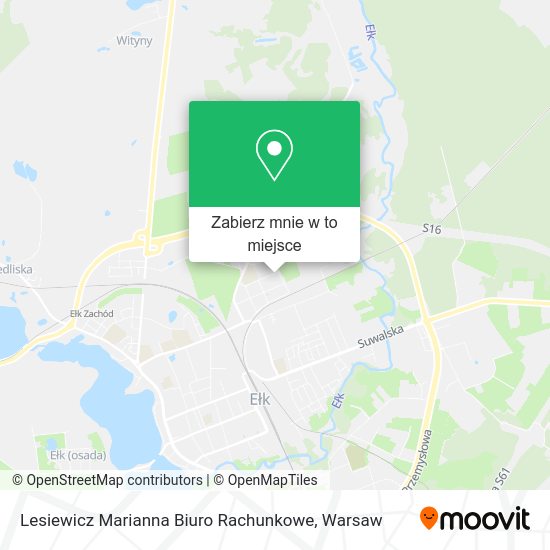 Mapa Lesiewicz Marianna Biuro Rachunkowe