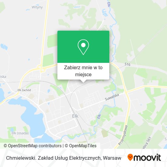 Mapa Chmielewski. Zakład Usług Elektrycznych