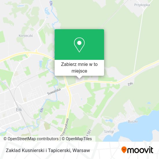 Mapa Zaklad Kusnierski i Tapicerski