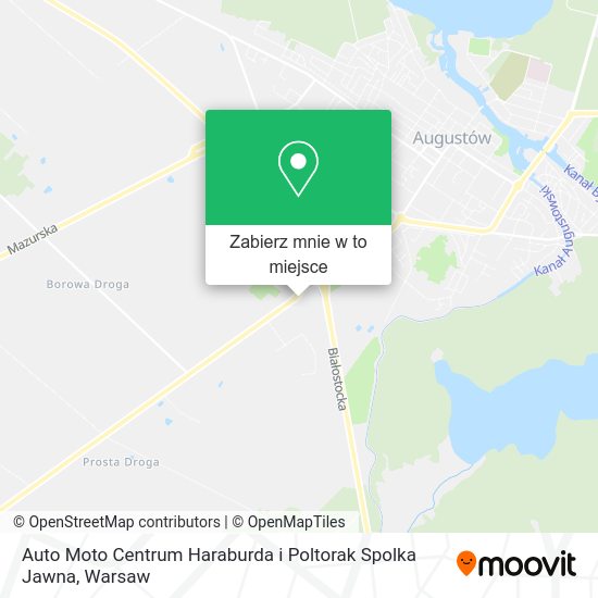 Mapa Auto Moto Centrum Haraburda i Poltorak Spolka Jawna