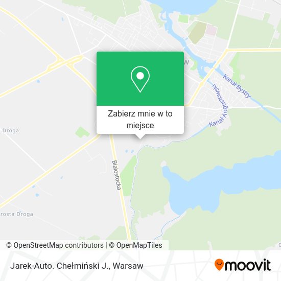 Mapa Jarek-Auto. Chełmiński J.