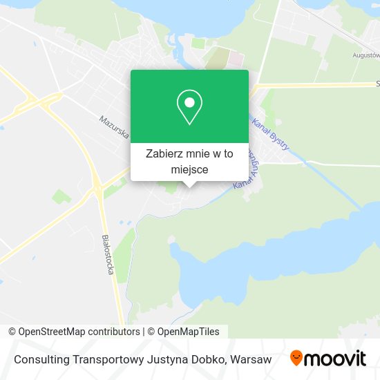 Mapa Consulting Transportowy Justyna Dobko