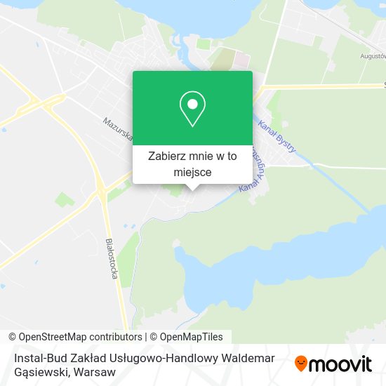 Mapa Instal-Bud Zakład Usługowo-Handlowy Waldemar Gąsiewski