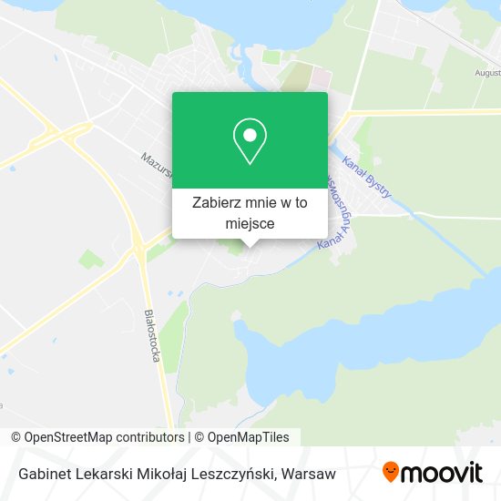 Mapa Gabinet Lekarski Mikołaj Leszczyński