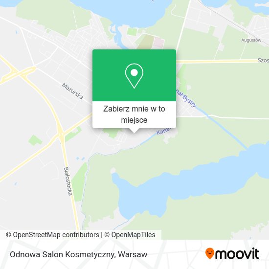 Mapa Odnowa Salon Kosmetyczny