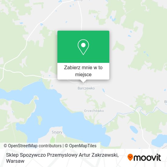 Mapa Sklep Spozywczo Przemyslowy Artur Zakrzewski