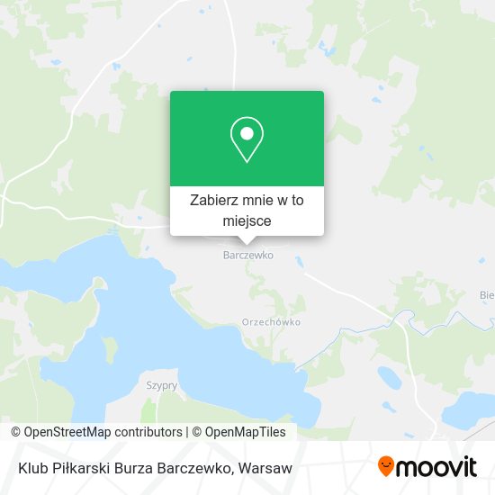 Mapa Klub Piłkarski Burza Barczewko