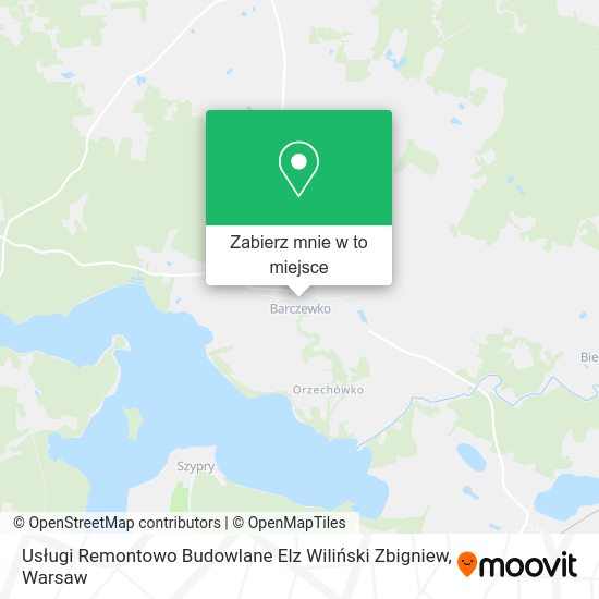 Mapa Usługi Remontowo Budowlane Elz Wiliński Zbigniew