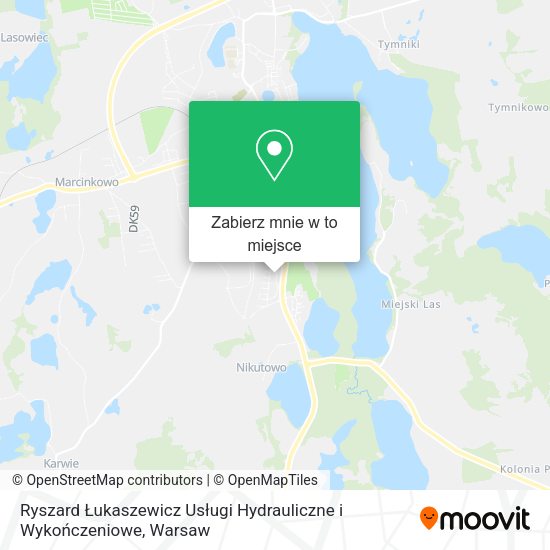 Mapa Ryszard Łukaszewicz Usługi Hydrauliczne i Wykończeniowe