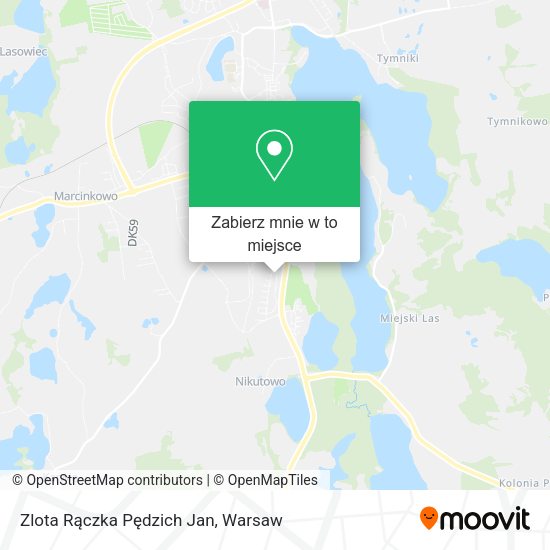 Mapa Zlota Rączka Pędzich Jan