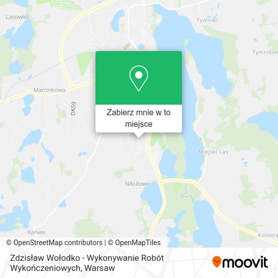 Mapa Zdzisław Wołodko - Wykonywanie Robót Wykończeniowych