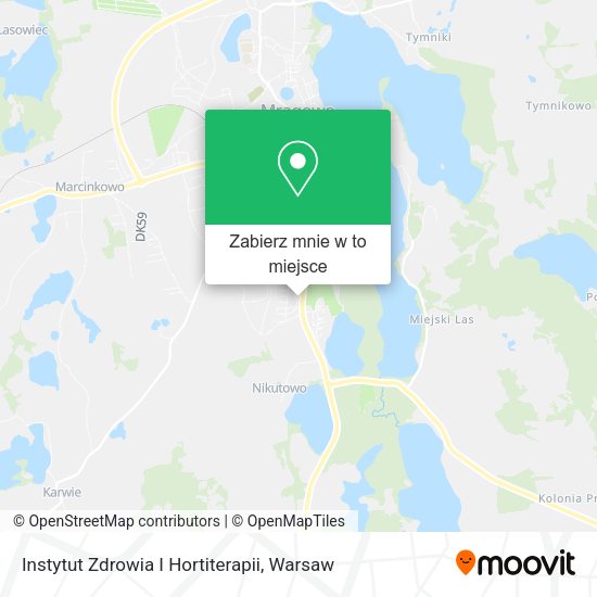 Mapa Instytut Zdrowia I Hortiterapii