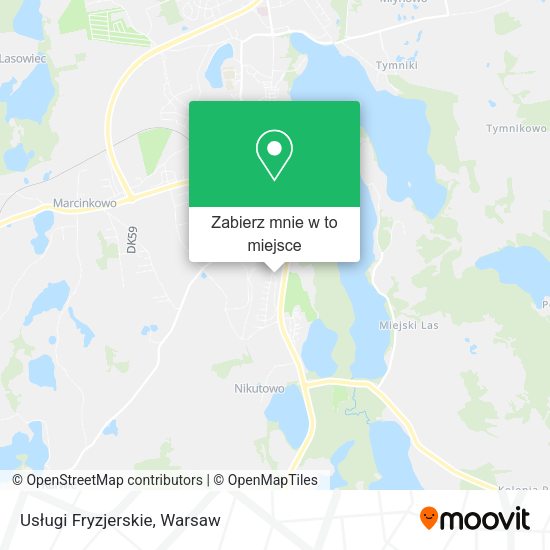 Mapa Usługi Fryzjerskie