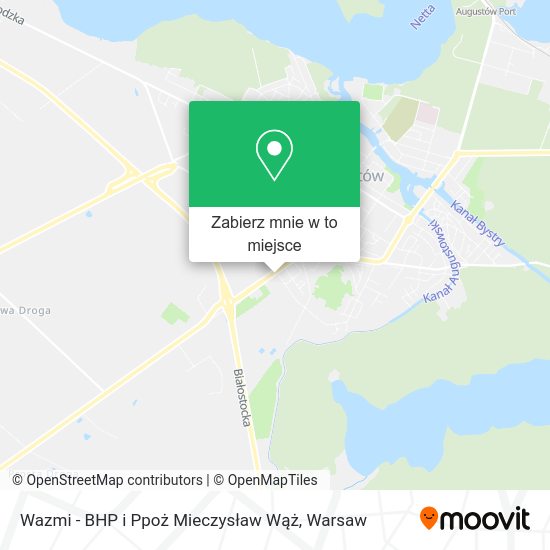 Mapa Wazmi - BHP i Ppoż Mieczysław Wąż