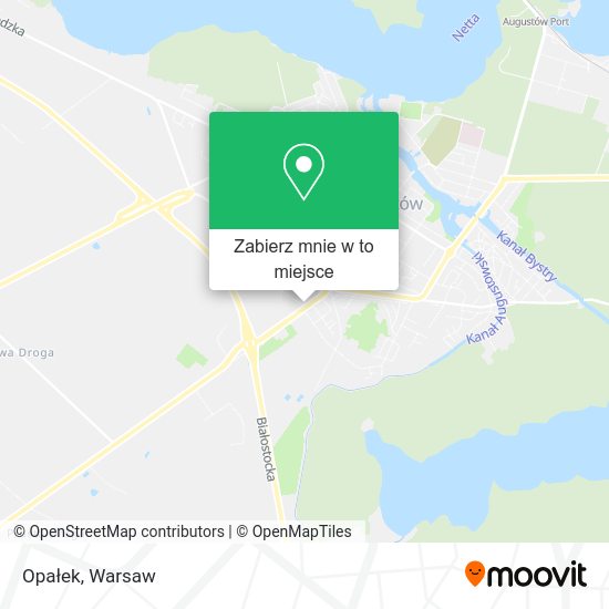 Mapa Opałek