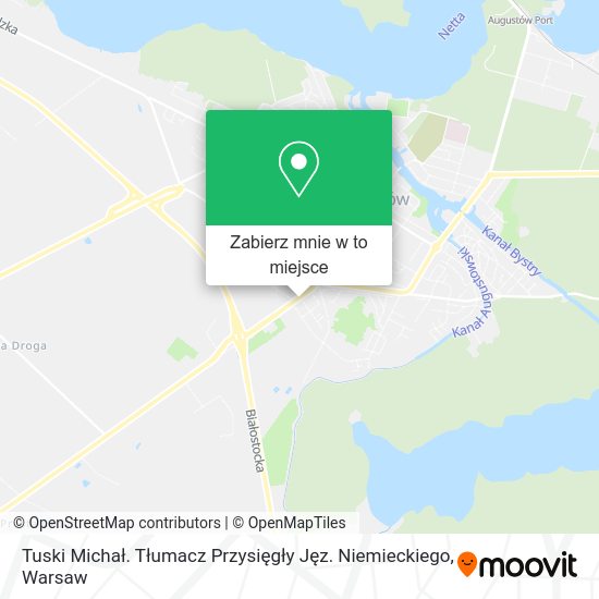 Mapa Tuski Michał. Tłumacz Przysięgły Jęz. Niemieckiego