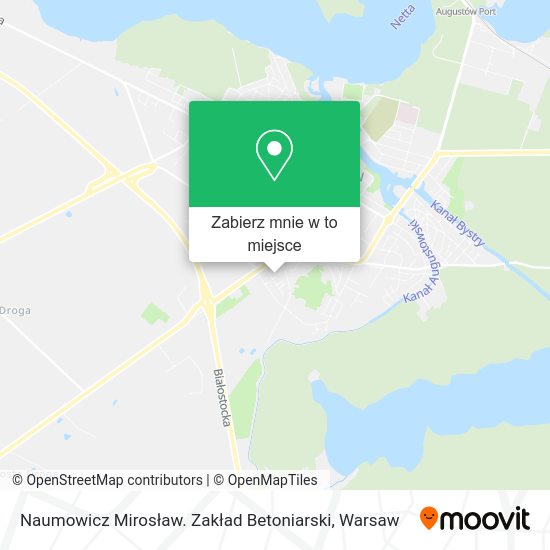 Mapa Naumowicz Mirosław. Zakład Betoniarski