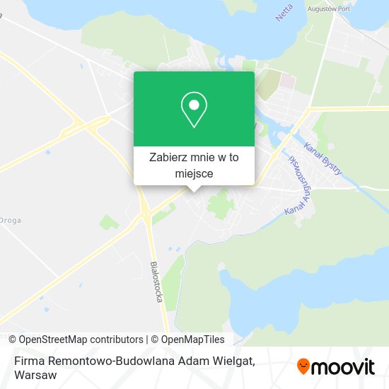 Mapa Firma Remontowo-Budowlana Adam Wielgat