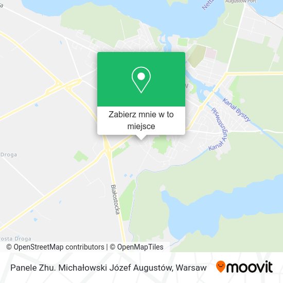 Mapa Panele Zhu. Michałowski Józef Augustów