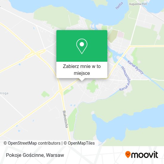 Mapa Pokoje Gościnne