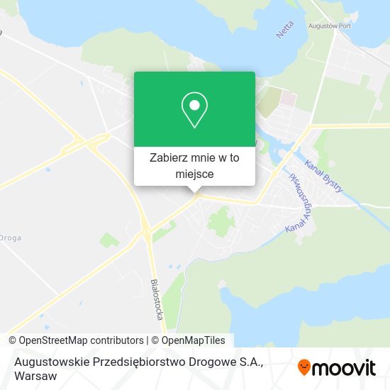 Mapa Augustowskie Przedsiębiorstwo Drogowe S.A.