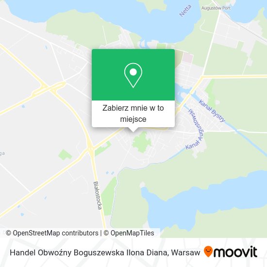 Mapa Handel Obwoźny Boguszewska Ilona Diana