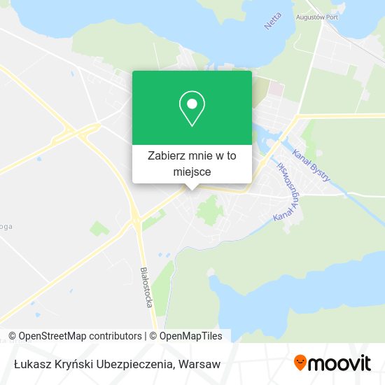 Mapa Łukasz Kryński Ubezpieczenia