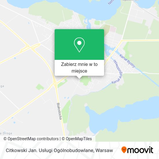 Mapa Citkowski Jan. Usługi Ogólnobudowlane