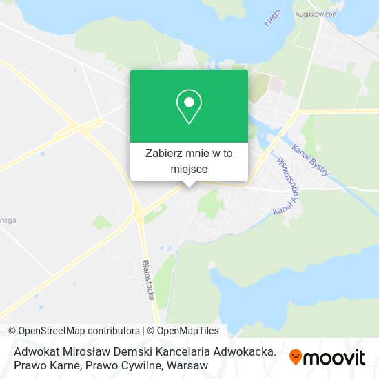 Mapa Adwokat Mirosław Demski Kancelaria Adwokacka. Prawo Karne, Prawo Cywilne