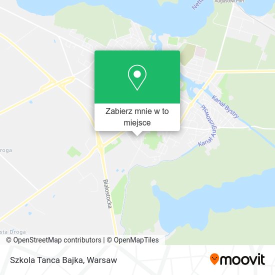 Mapa Szkola Tanca Bajka