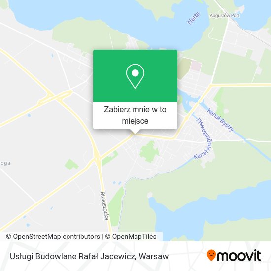 Mapa Usługi Budowlane Rafał Jacewicz