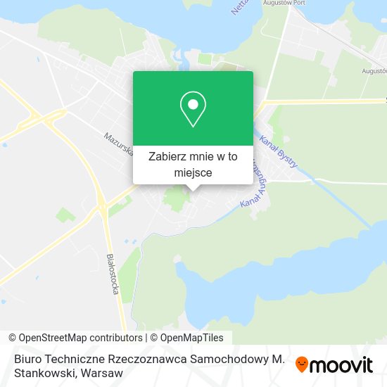 Mapa Biuro Techniczne Rzeczoznawca Samochodowy M. Stankowski