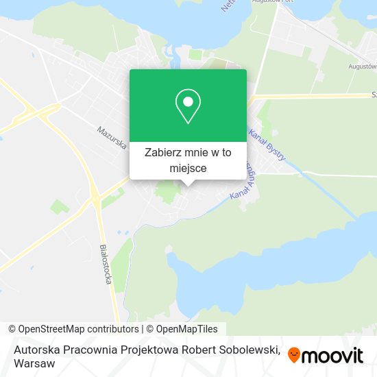 Mapa Autorska Pracownia Projektowa Robert Sobolewski